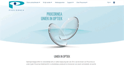 Desktop Screenshot of procornea.nl